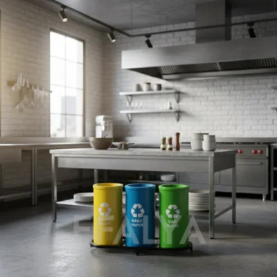 Cam Kağıt Plastik Geri Dönüşüm Kutusu 1009B