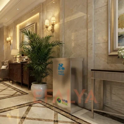 Paslanmaz Geri Dönüşüm Kutusu 1031D