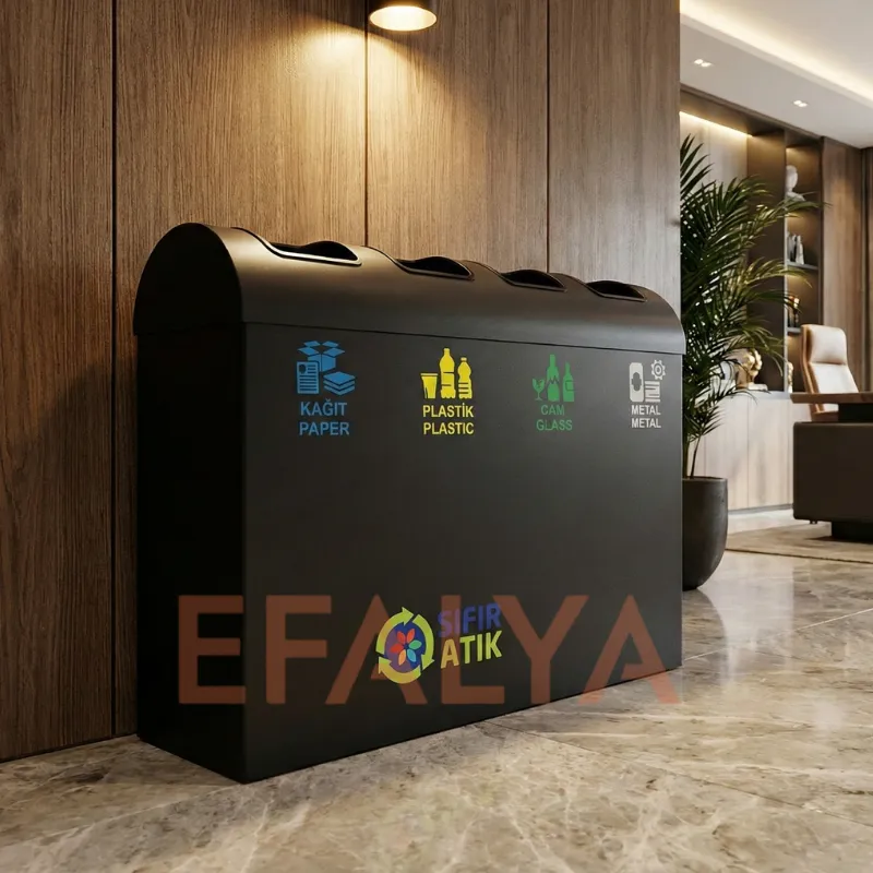 4lü Sıfır Atık Ayrıştırma Kutuları 1036A