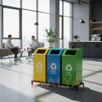 3lü Renkli Sıfır Atık Seti 1017B