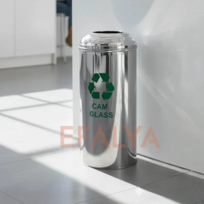 Metal Paslanmaz Atık Kovası 1016D