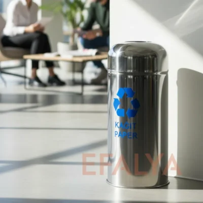 Paslanmaz Çelik Geri Dönüşüm Kutusu 1012D