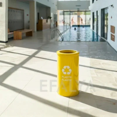 Sarı Renkli Atık Kutusu 1009D