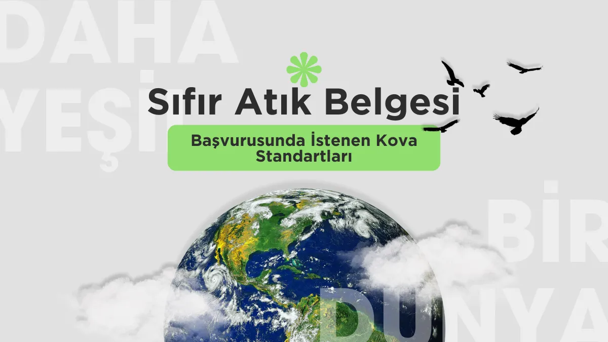 Sıfır atık belgesi başvurusunda istenen kova standartları ve geri dönüşüm kutusu renkleri rehberi kapak görseli