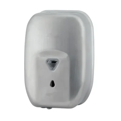 1200 ml kapasiteli, 304 kalite paslanmaz çelik, sensörlü ve pilli sıvı sabunluk.