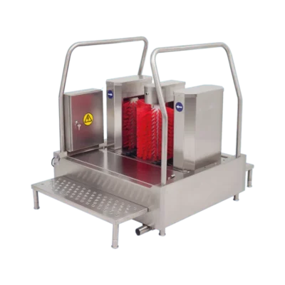 Dikey Fırçalı Endüstriyel Çizme ve Bot Yıkama İstasyonu