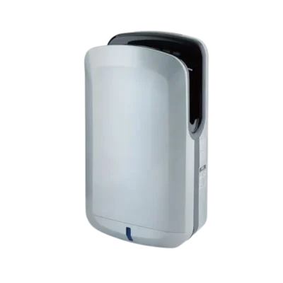 Kule tipi fotoselli jet motorlu el kurutma makinesi, gümüş gri ABS gövde, HEPA13 filtreli, hız ayarlı.