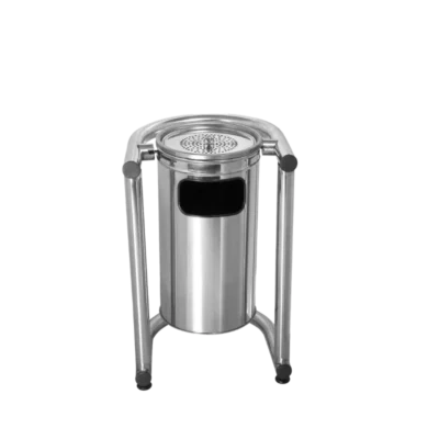 Kafes Tipi Paslanmaz Dış Mekan Çöp Kovası