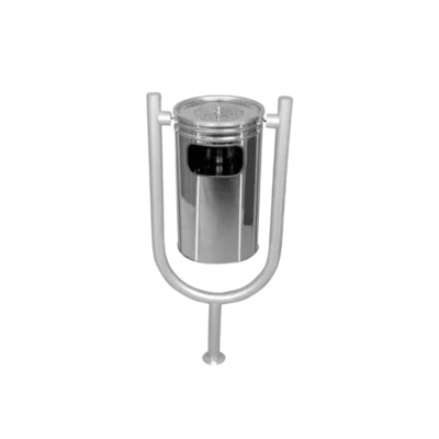 U Tipi Paslanmaz Dış Mekan Çöp Kovası